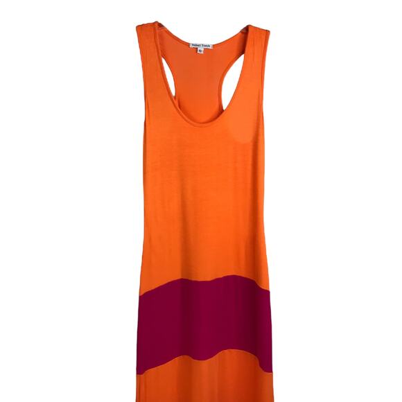 Velvet Torch Sundress Women S Maxi Beach Vacation Striped Racer Back Preppy Fest - Picture 2 of 6